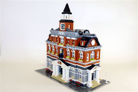 Expanded Town Hall + All 17 of my custom buildings together (MOC) [x ...