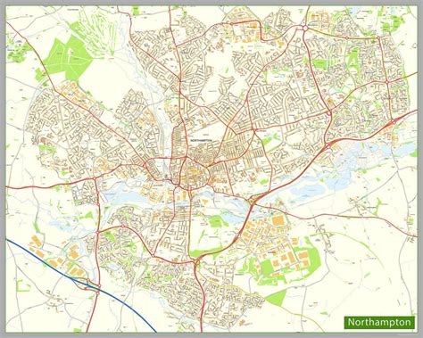 Northampton Street Map– I Love Maps