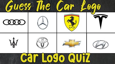 Fun logo car quiz for car lovers and quiz enthusiasts