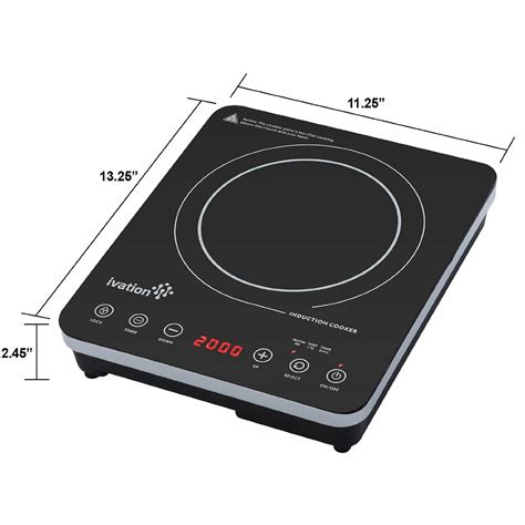 Ivation 12.6" Electric Induction Cooktop with 1 Burner & Reviews ...