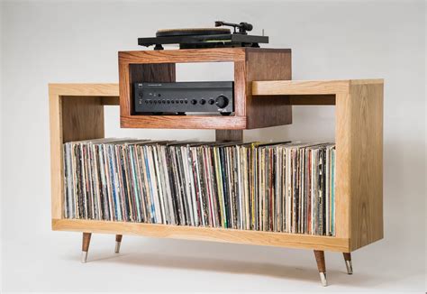 Mid century record player stand – Artofit