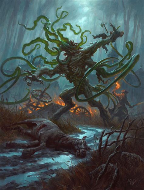 Ulvenwald Abomination MtG Art from Eldritch Moon Set by Chris Rahn ...