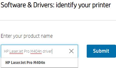 HP LaserJet Pro M404n Printer Driver Download for Windows 10,8,7