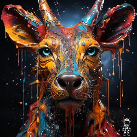 ArtStation - Colorful Horn Animals illustrations | Artworks