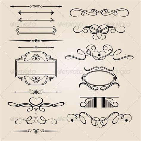 border design element for your design content Vector Clipart, Free ...