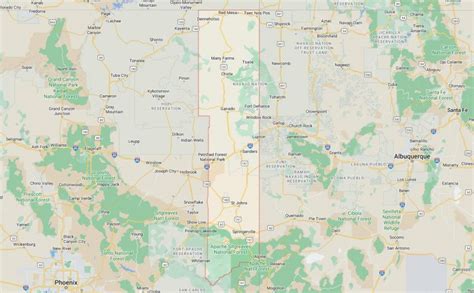 Cities and Towns in Apache County, Arizona – Countryaah.com