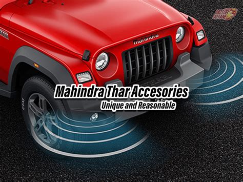 5 Unique Thar Accessories (Good Investment) » MotorOctane