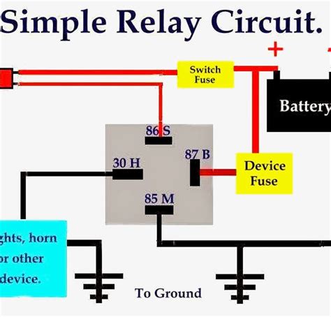 Relay Wiring Diagram 5 Pin