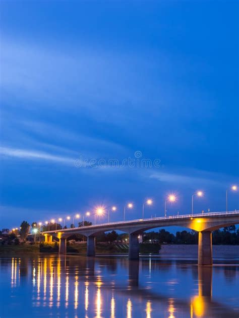 Thai Lao Friendship Bridge stock image. Image of asia - 32511015