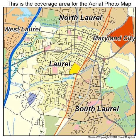 Map Of Laurel Maryland | Hiking In Map