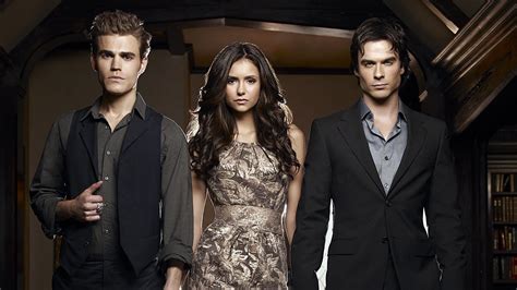 Elena Gilbert Stefan Salvatore Damon Salvatore HD The Vampire Diaries ...