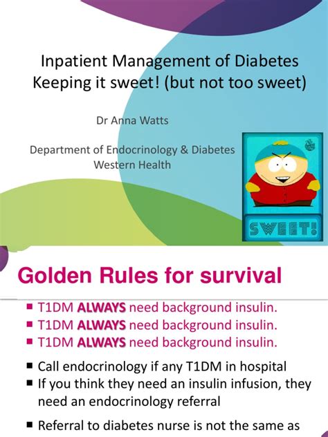 Inpatient Management of Diabetes | Hypoglycemia | Insulin