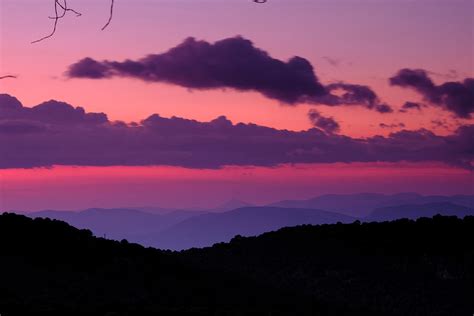 Purple sunset at the mountains Photograph by Guido Montanes Castillo