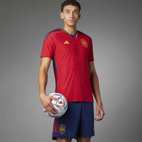 adidas Spain 22 Home Authentic Soccer Jersey - Red | adidas Canada