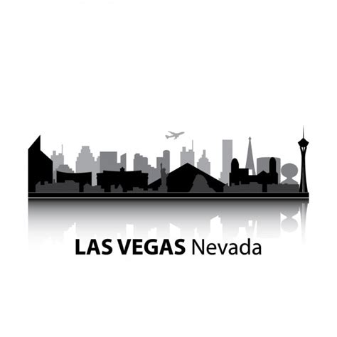 Free Vector | Las vegas skyline design