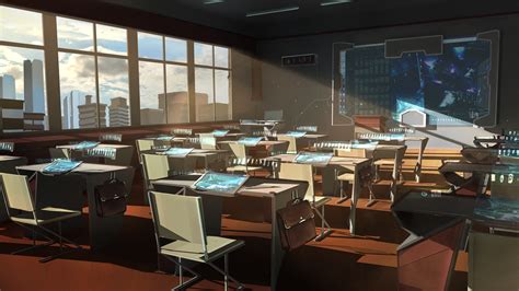 Futuristic classroom by Nezariel | Futuristic school, Education ...