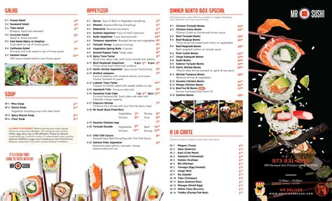 Sushi To Go Menu