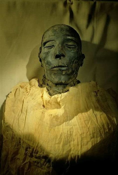 Mummy of Seti I, father of Ramses II, from Egypt's Valley of the Kings ...