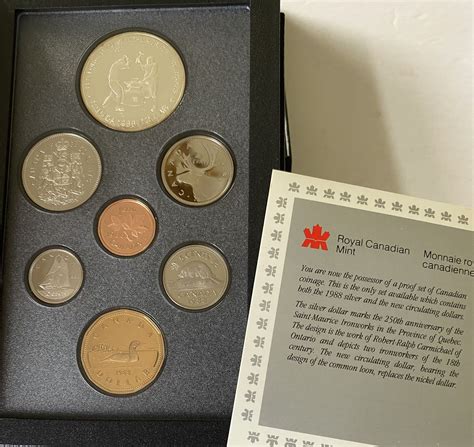 1988 ROYAL CANADIAN MINT PROOF SET - Kidd Family Auctions