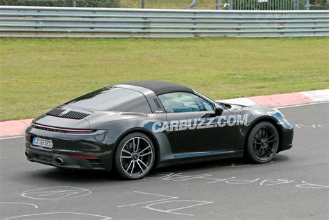 New Porsche 911 GTS Targa Spied Completely Undisguised | CarBuzz