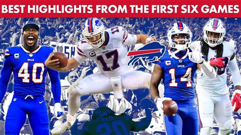 Top Buffalo Bills Highlights From The First Six Games | Buffalo Bills ...