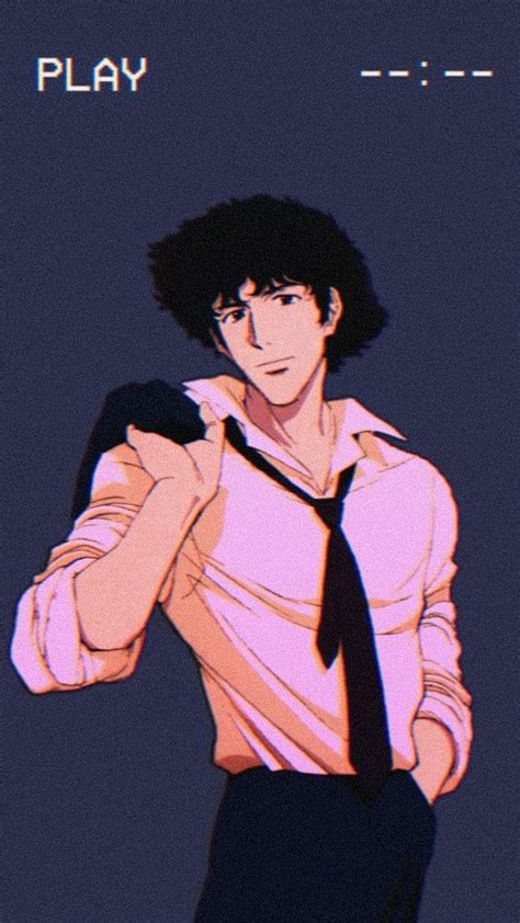 Cowboy Bebop Spike Spiegel Retro Art Anime By Anime Art | lupon.gov.ph