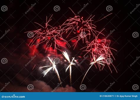 Bahrain National Day Fireworks Stock Image - Image of night, glowing ...