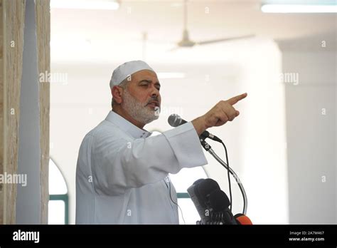 9 July 2011. Gaza,Palestine. Ismail Haniyeh, Prime Minister of the ...