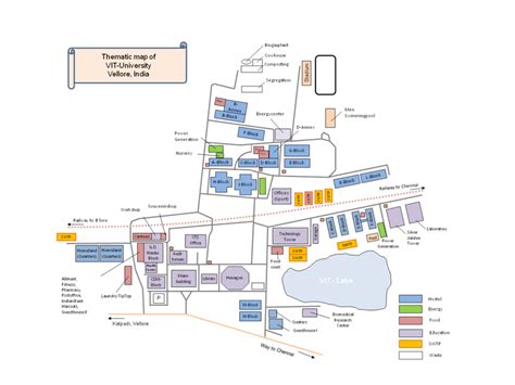 Thematic Map of gated community of VIT-Campus, Vellore (India) [4 ...