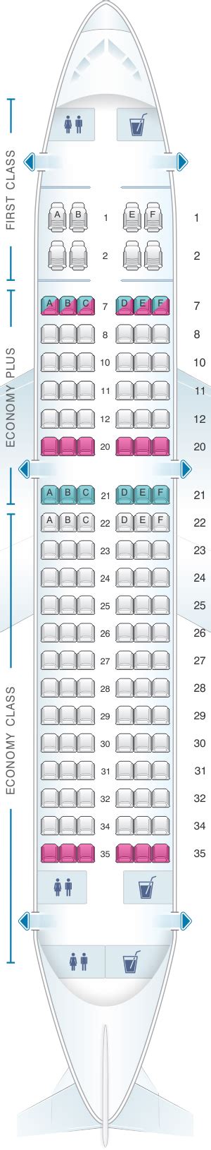 Airbus A319 Seating Chart United | Cabinets Matttroy