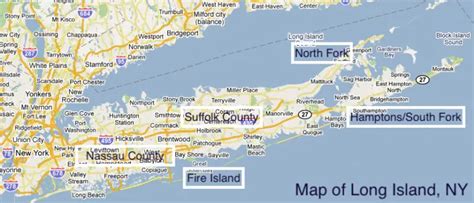 Long Island County Map