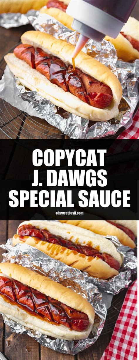 Copycat JDawgs Special Sauce - Oh Sweet Basil | Recipe | Smoked food ...