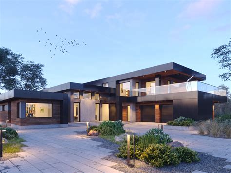 Modern Single-Family House by Dmytro on Dribbble