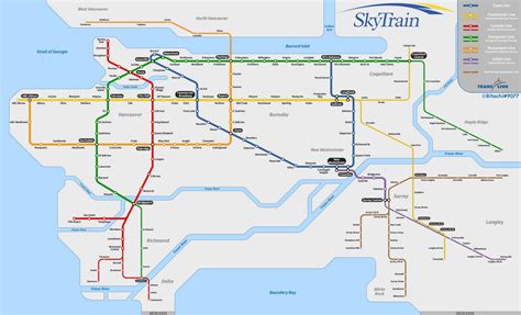 [OC] Vancouver Skytrain Map Revised [Diagram] : TransitDiagrams