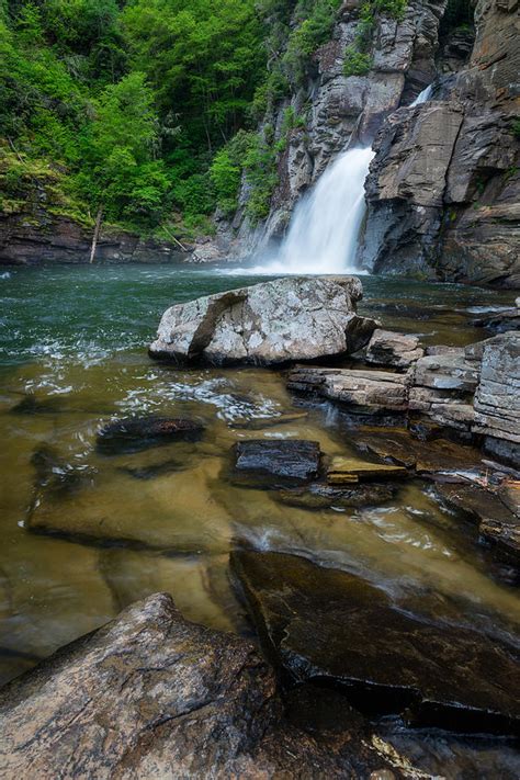 Linville Gorge - Waterfall Photograph by Mike Koenig - Fine Art America