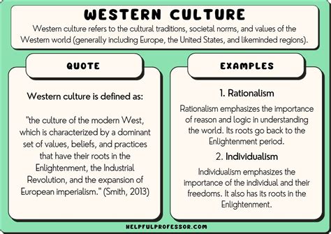 Western Culture - 10 Examples, Characteristics & Values (2024)