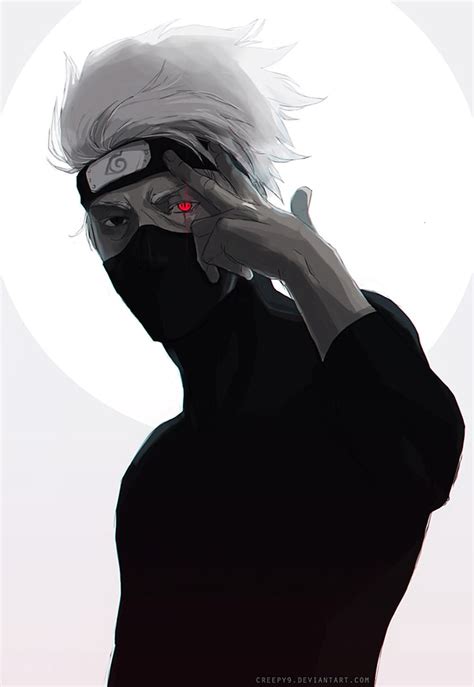 HD wallpaper: anime, eyes, guy, kakashi, naruto, red, series ...