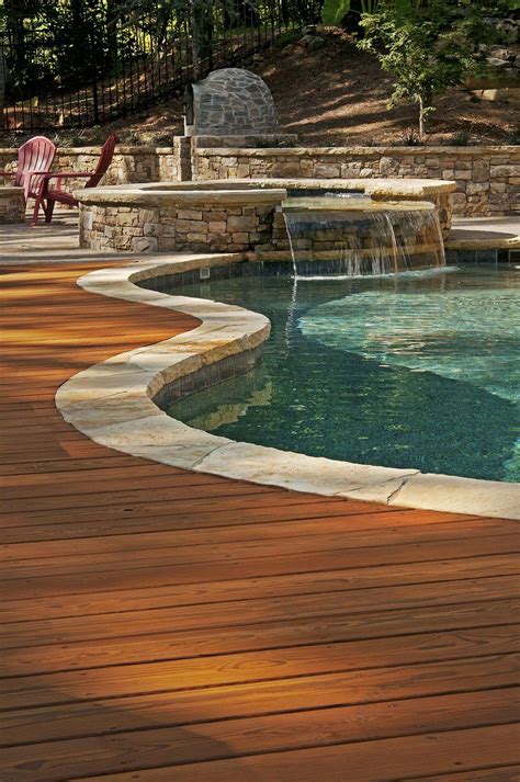 Inground Pool Deck Design Ideas