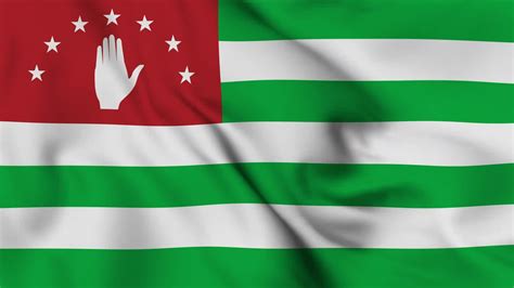 Abkhazia Waving Flag Realistic Animation Video 32042781 Stock Video at ...