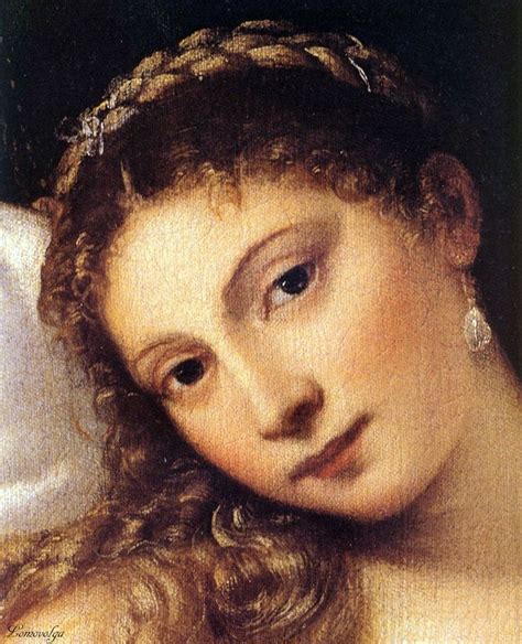 TITIAN - Venere di Urbino / Venus von Urbino. 1538. detail | Famous ...