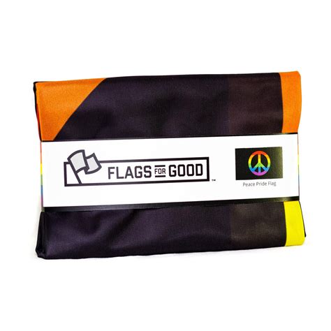 Rainbow Peace Sign Flag | Flags For Good