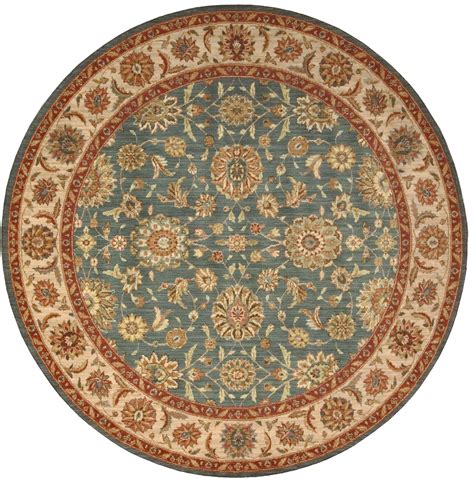 Living Treasures LI05 Aqua Rug - Rug & Home