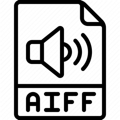 Aiff, file, document, filetype, audio icon - Download on Iconfinder