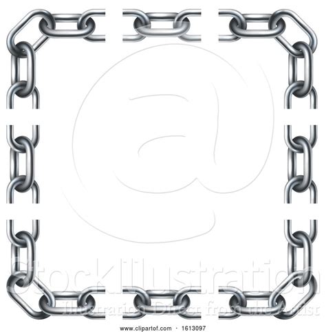 Vector Illustration of Chain Link Border by AtStockIllustration - #15109