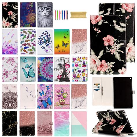 For Amazon Kindle Fire HD 10 9th Gen 2019 Slim Tablet Case Flip PU ...