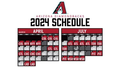 Arizona Diamondbacks Playoff Schedule 2024 - Lacy Shanie