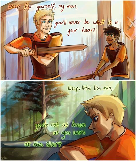 Luke Castellan & Percy Jackson | art by sixofclovers | Artwork | Percy ...