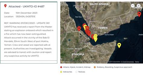 More Red Sea Ship Attacks Raise Risks to Trade