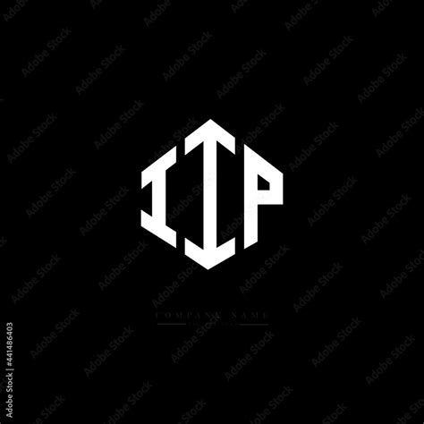 IIP letter logo design with polygon shape. IIP polygon logo monogram ...