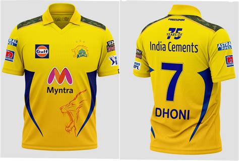 CSK have officially released their jersey for the 2021 season. This is ...